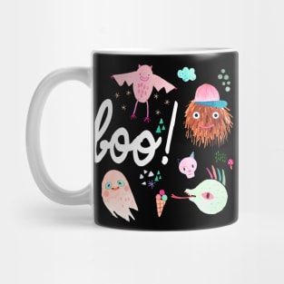 Boy Monsters Halloween Mug